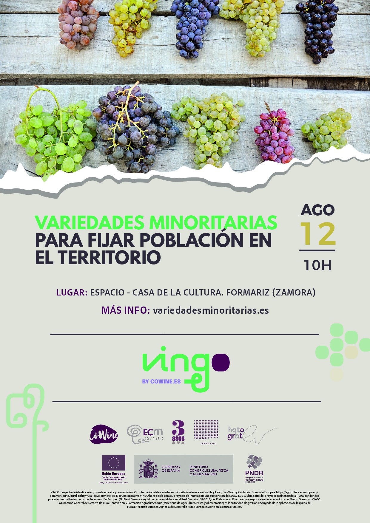 CARTEL FIJAR POBLACIONES Variedades