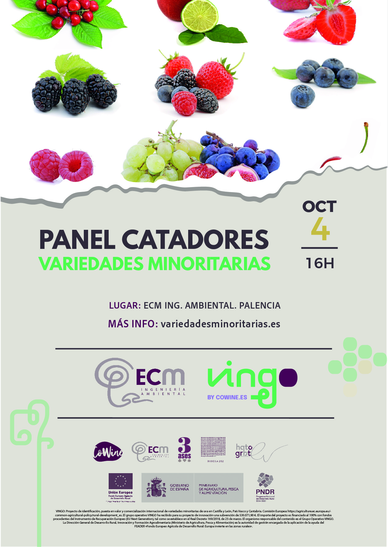 CARTEL PANEL CATADORES Variedades