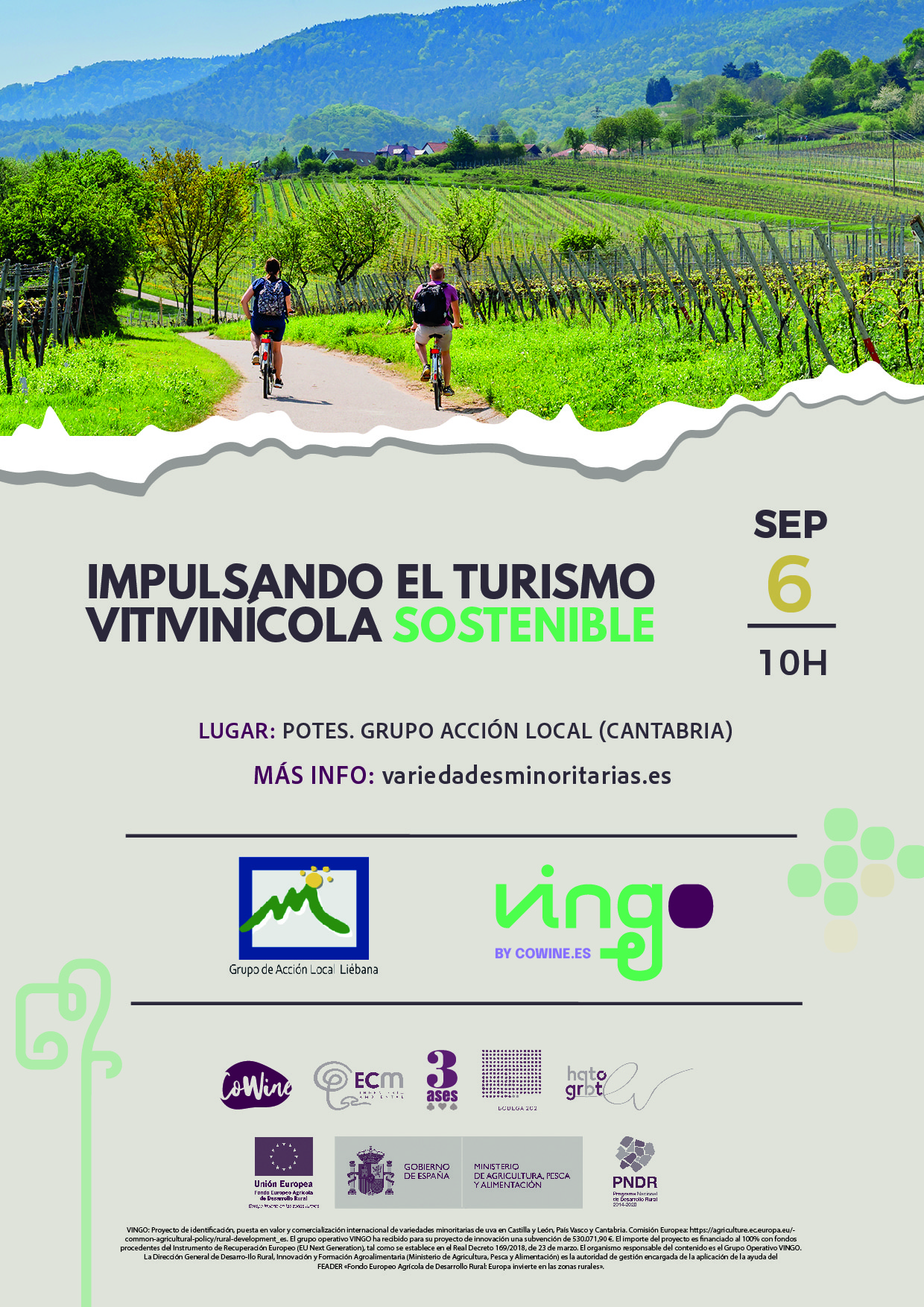CARTEL TURISMO SOSTENIBLE Variedades